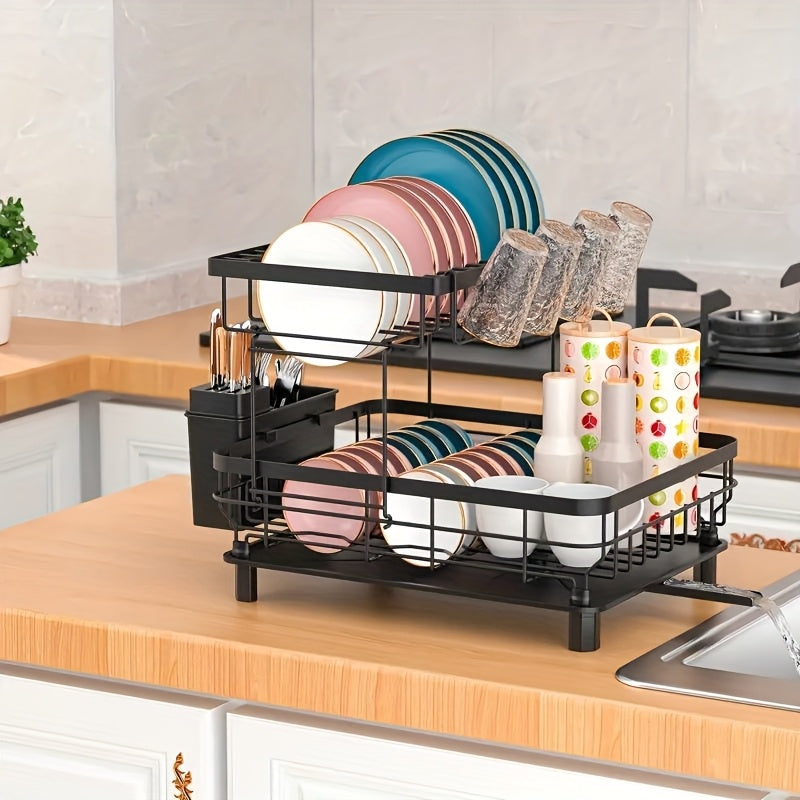Storage Rack, Dishes, Bowls And Plates, Drain Rack, Household Multi-Functional Chopping Board Cover, Chopsticks And Spoon Box, Cabinet For Placing Bowls, Kitchen Rack, Storage Rack, Bowl And Plate Rack