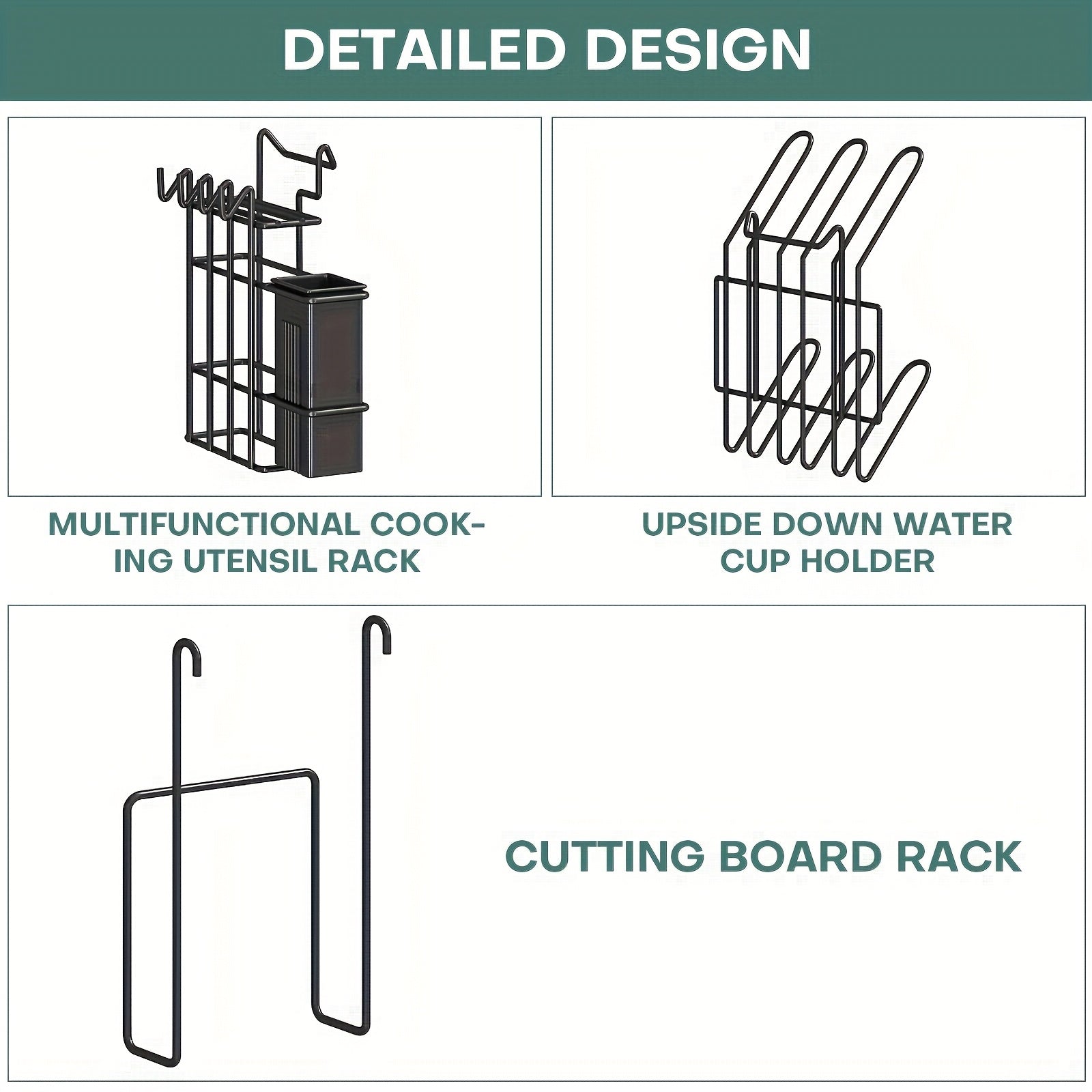 3-Tier Stainless Steel Dish Drying Rack with Removable Utensil Holder, Adjustable Plate Storage & Automatic Drainboard – Space-Saving Kitchen Counter Organizer for Dishes, Bowls, Mugs & More, Dish Drying Rack for Kitchen Counter