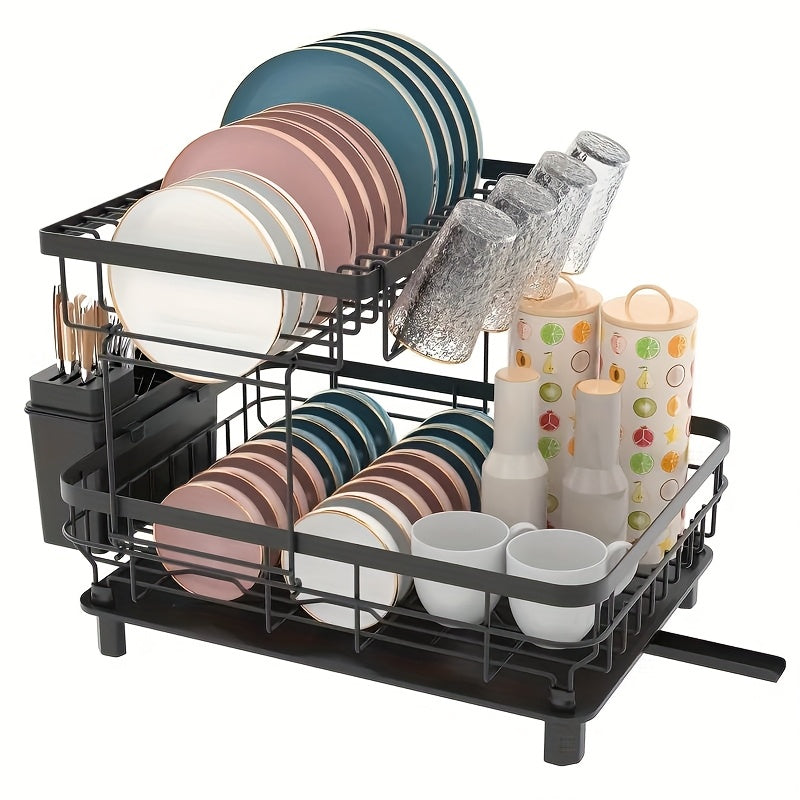 Storage Rack, Dishes, Bowls And Plates, Drain Rack, Household Multi-Functional Chopping Board Cover, Chopsticks And Spoon Box, Cabinet For Placing Bowls, Kitchen Rack, Storage Rack, Bowl And Plate Rack