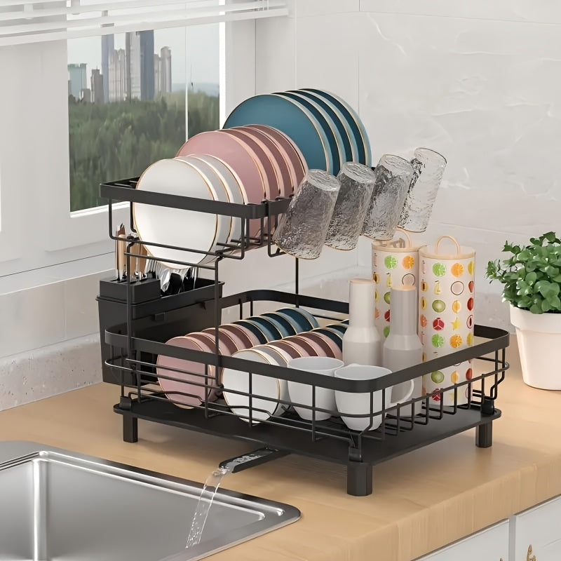 Storage Rack, Dishes, Bowls And Plates, Drain Rack, Household Multi-Functional Chopping Board Cover, Chopsticks And Spoon Box, Cabinet For Placing Bowls, Kitchen Rack, Storage Rack, Bowl And Plate Rack